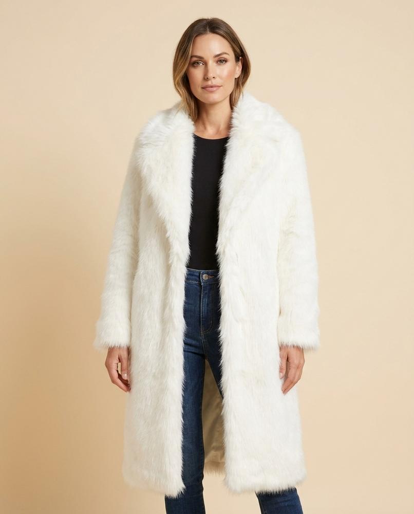 Madline24 - Sesel | Langflorig Gefüttert Mantel Unisex