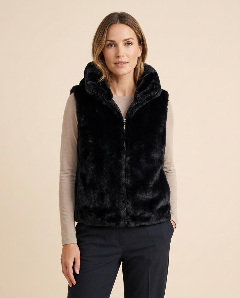 Madline24 - Lalin | Gefüttert Plüschig Weste Damen
