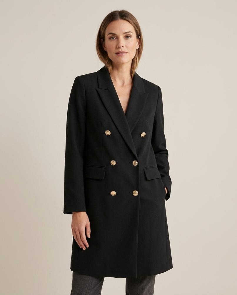 Madline24 - Sevar | Doppelreihiger Taillierter Mantel Damen