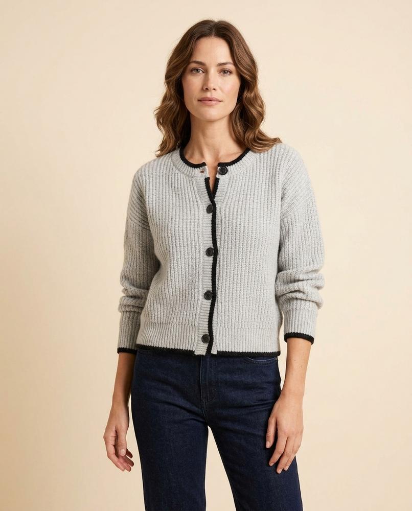 Madline24 - Ridan | Gestrickt Geknöpft Cardigan Damen