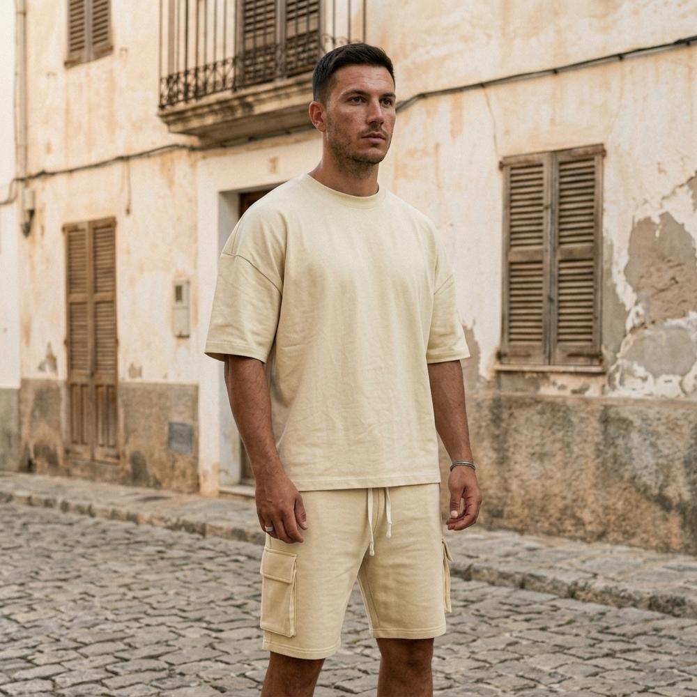 Madline24 - Elsil | Kurzärmliges Weitgeschnittenes Shirt Herren