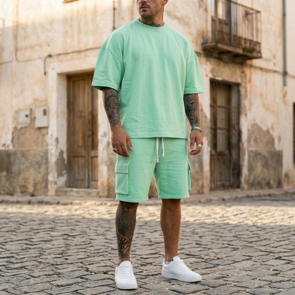 Madline24 - Elsil | Kurzärmliges Weitgeschnittenes Shirt Herren