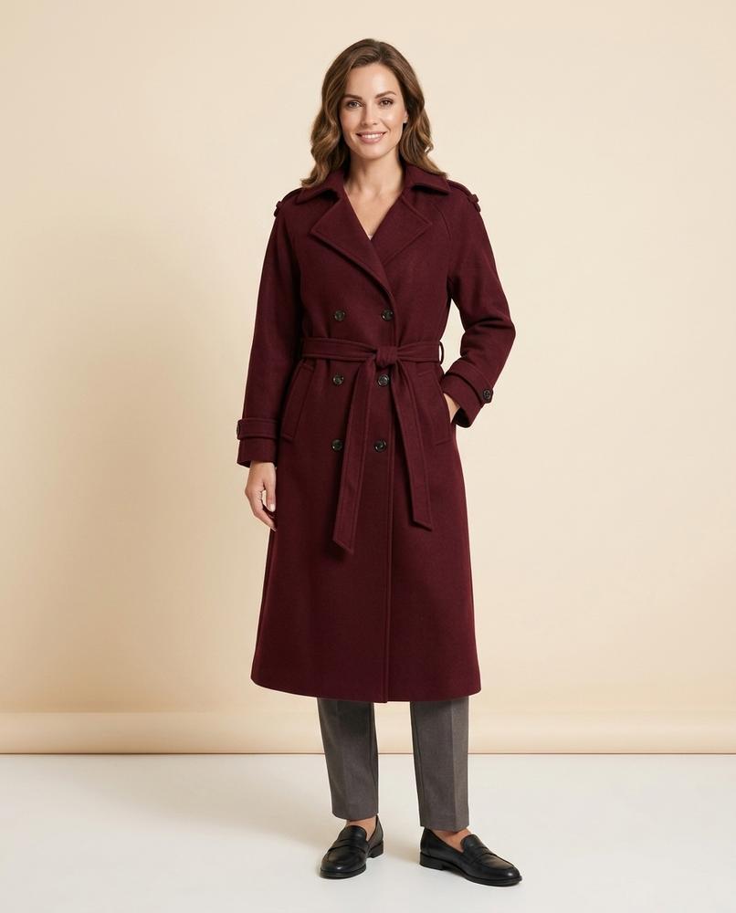 Madline24 - Satir | Doppelreihiger Taillierter Mantel Damen