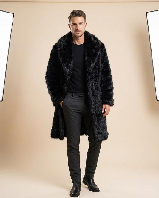 Madline24 - Sesel | Langflorig Gefüttert Mantel Unisex
