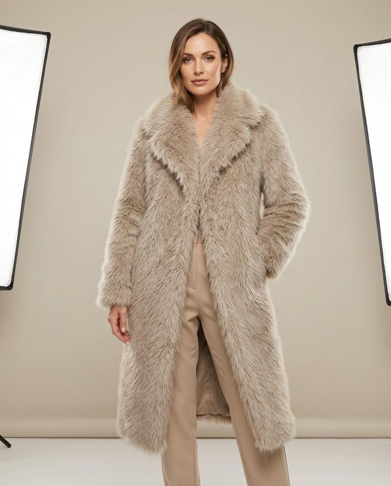 Madline24 - Sesel | Langflorig Gefüttert Mantel Unisex