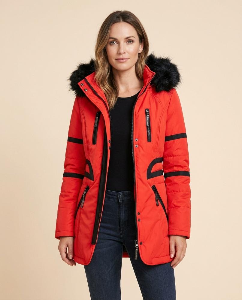 Madline24 - Ellan | Gefüttert Tailliert Jacke Damen