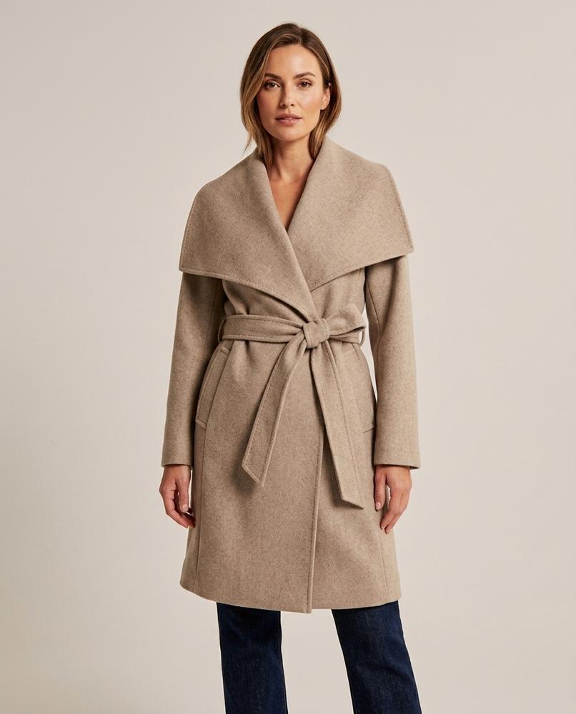 Madline24 - Tilev | Asymmetrisch Gebunden Mantel Damen