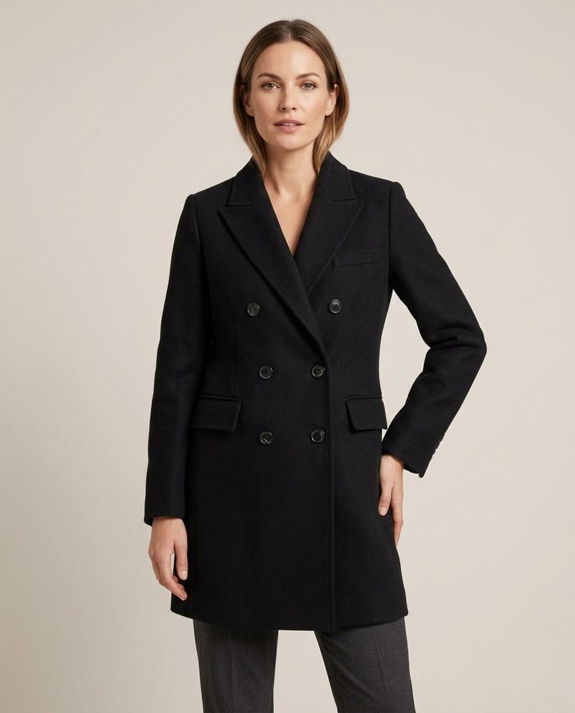Madline24 - Tiren | Zweireihig Tailliert Mantel Damen