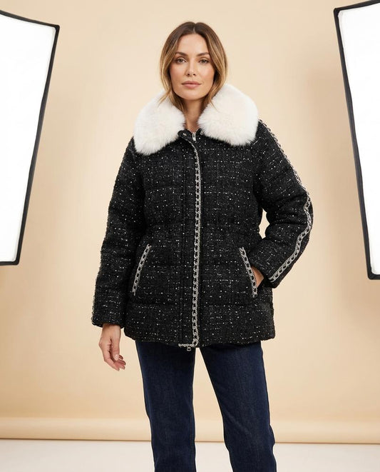Madline24 - Alnor | Gefüttert Strukturiert Jacke Damen