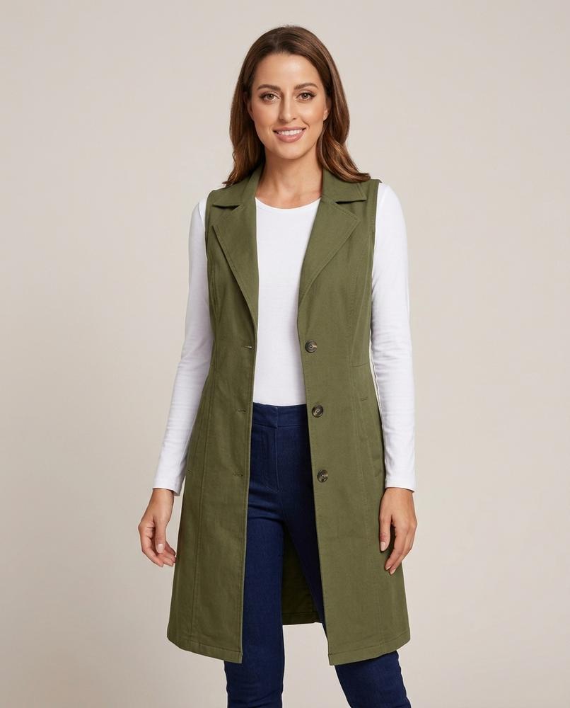 Madline24 - Ladar | Ärmellose Doppelreihige Weste Damen