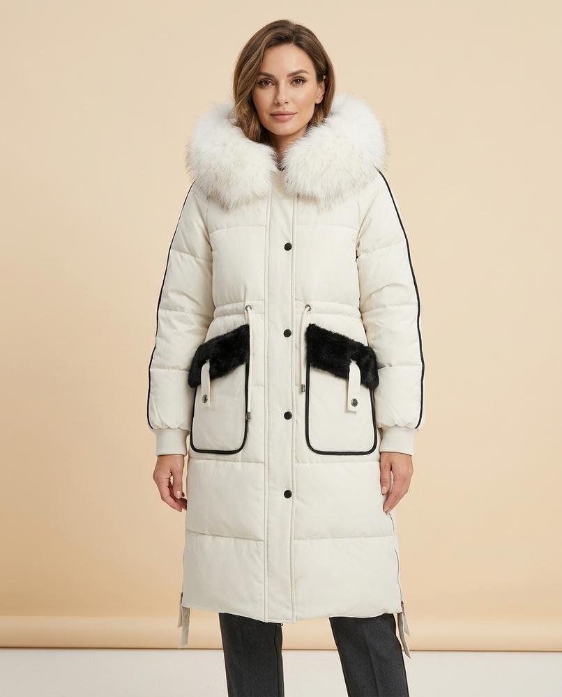 Madline24 - Tavar | Gefütterter Langer Mantel Damen
