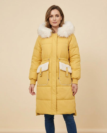 Madline24 - Tavar | Gefütterter Langer Mantel Damen
