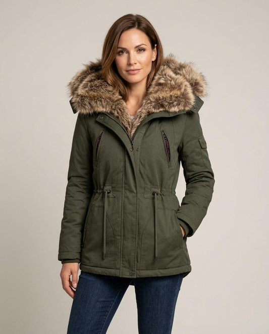 Madline24 - Yotor | Gefütterte Taillierte Jacke Damen