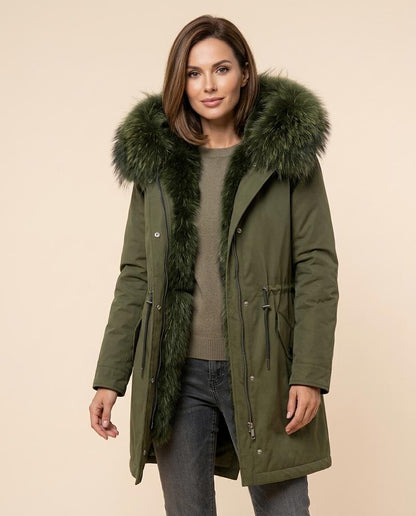 Madline24 - Velen | Gefütterter Taillierbarer Mantel Damen