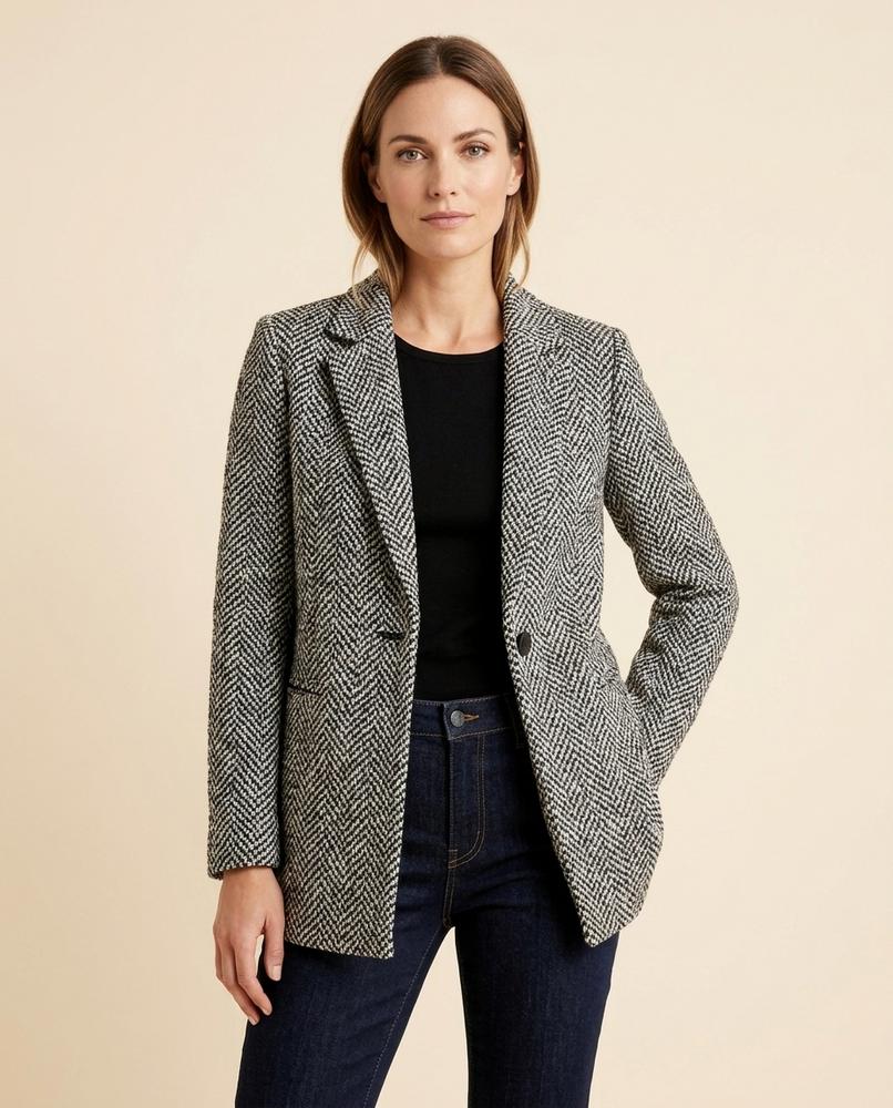 Madline24 - Arser | Gemustert Gefüttert Mantel Damen