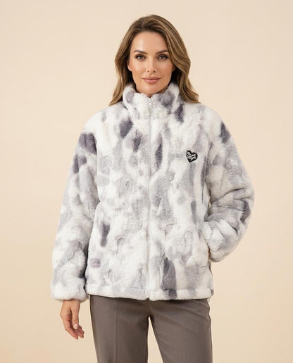 Madline24 - Ramir | Reißverschluss Plüsch Jacke Unisex