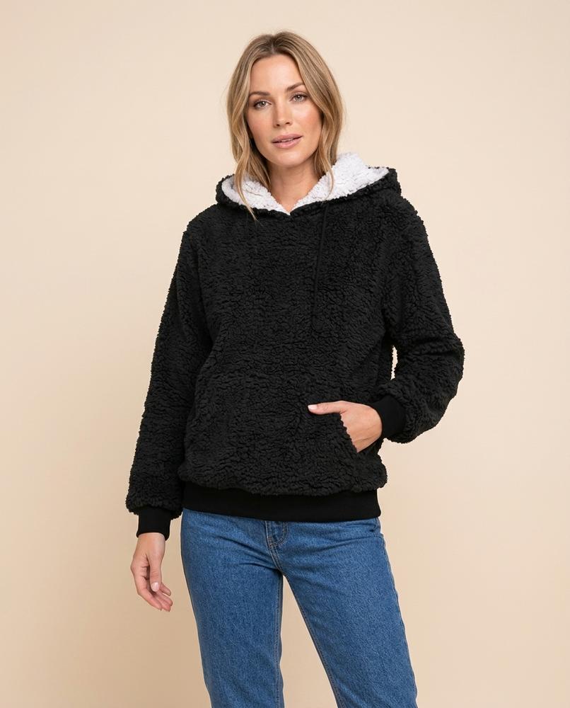 Madline24 - Arkar | Plüschig Gefüttert Jacke Damen
