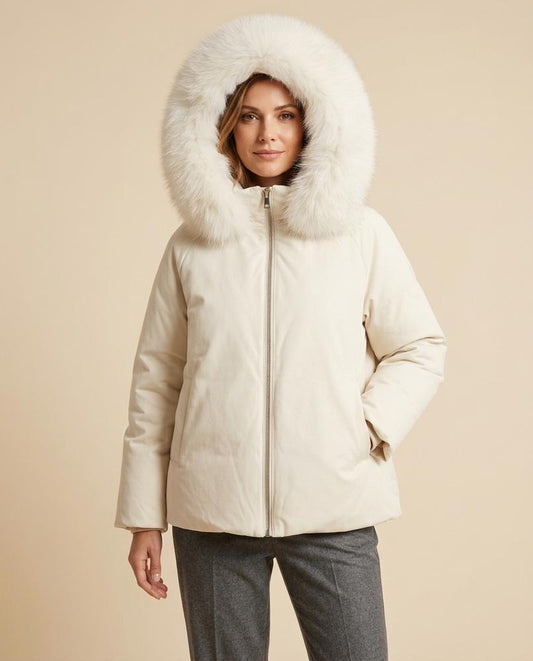 Madline24 - Taver | Gefüttert Fellbesetzt Jacke Damen
