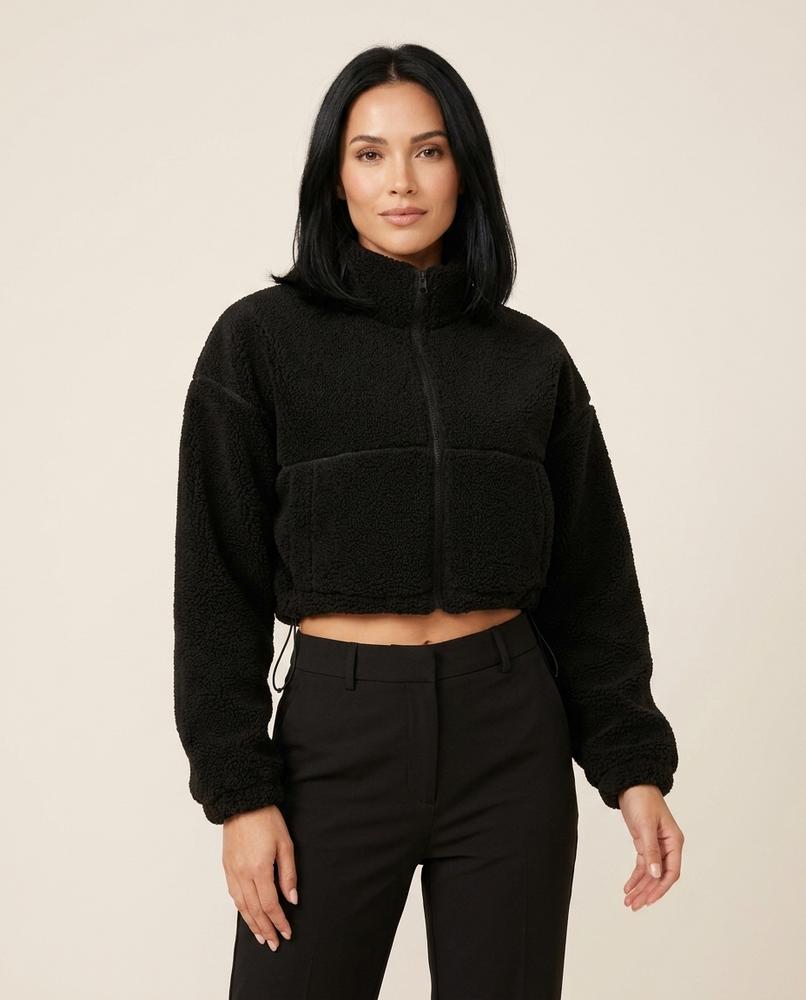 Madline24 - Vatir | Kurzgeschnittene Strukturierte Jacke Damen