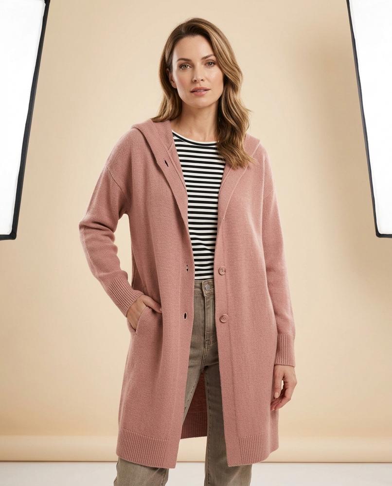 Madline24 - Lasen | Lang Gestrickt Cardigan Damen