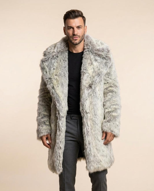 Madline24 - Rosel | Pelzig Lang Mantel Herren