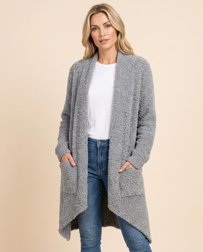 Madline24 - Nekar | Strukturiert Asymmetrisch Cardigan Damen