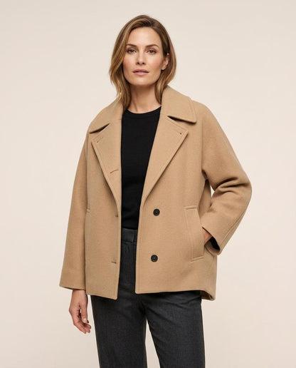 Madline24 - Alken | Kurze Geknöpfte Jacke Damen