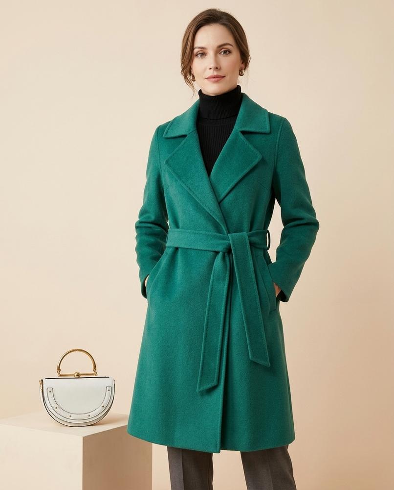 Madline24 - Yodan | Taillierter Reverskragen Mantel Damen