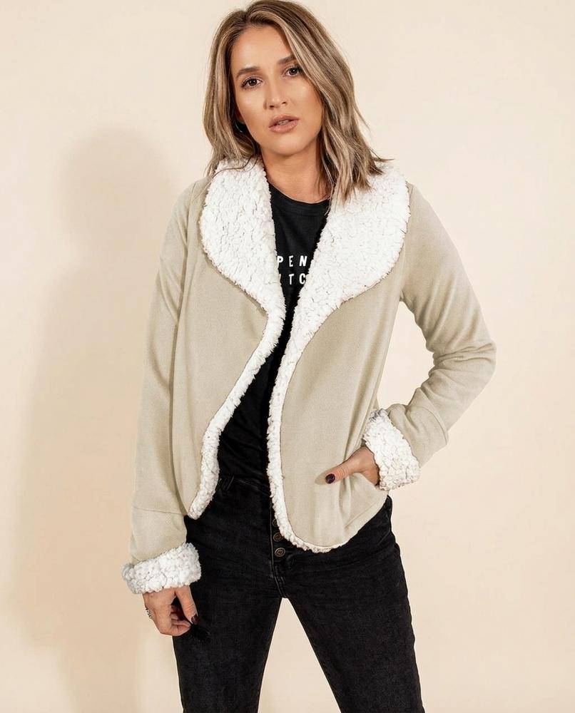 Madline24 - Salen | Gefüttert Offen Jacke Damen