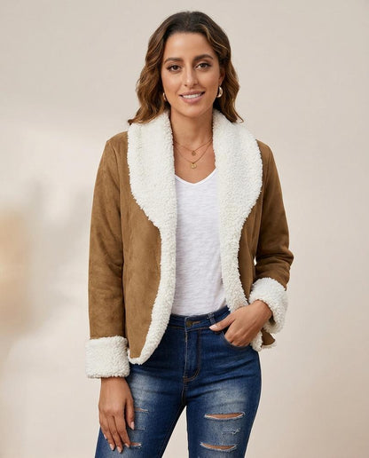 Madline24 - Salen | Gefüttert Offen Jacke Damen