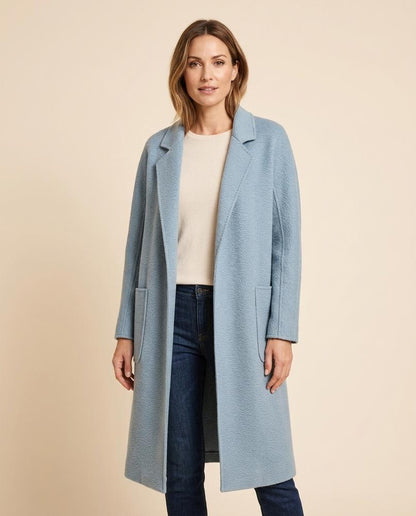 Madline24 - Yodar | Verschlusslos Langgeschnitten Mantel Damen